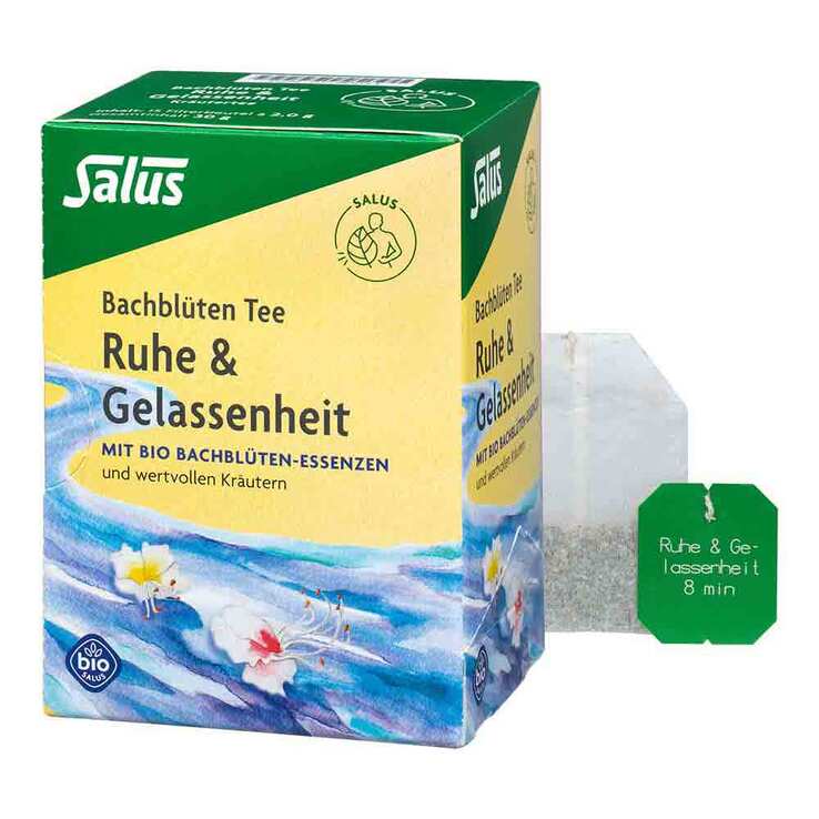 Bachblüten Tee Ruhe & Gelassenheit bio Salus, 15 St
