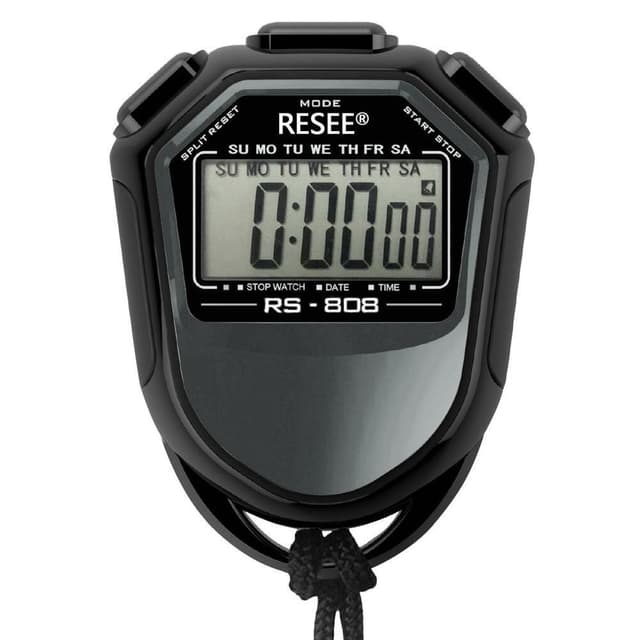 RESEE Stopur LCD-skærm Timer Svømning Løb Sport