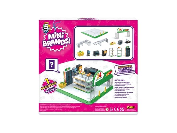 ZURU Mini Brands Convenience Store, Shopping, 3 år, Flerfarget, Plast