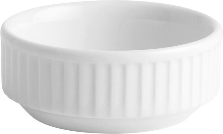 Pillivuyt Plissé miniskål hvid - 7 cm Hvid