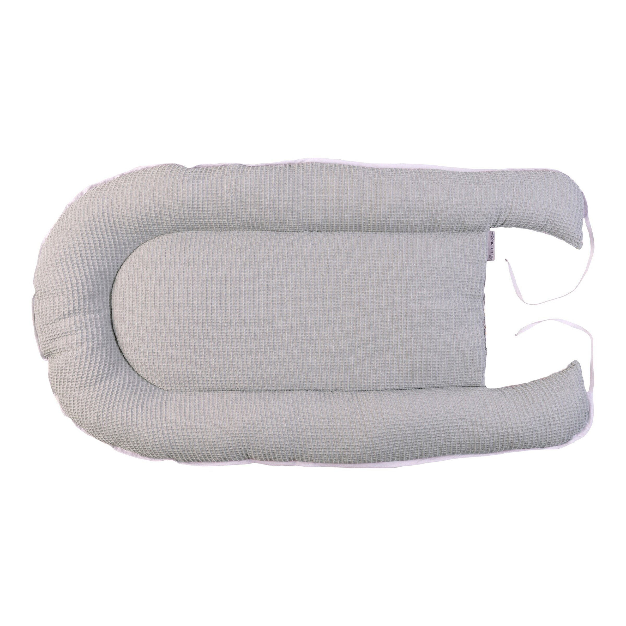 Ullenboom Kuschelnest Waffelpiqué 55x95 cm grau / Faultiere