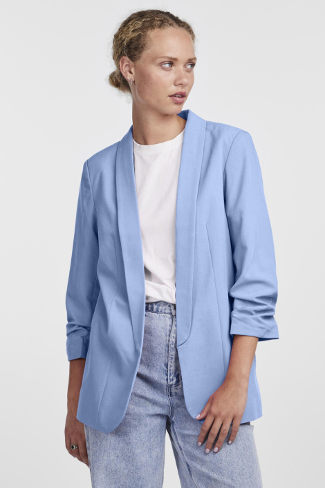 Pieces blauwe dames blazer