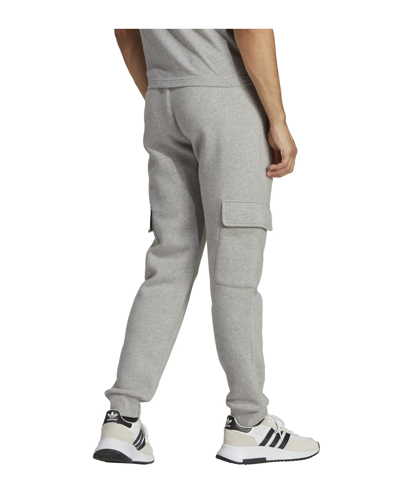 adidas Originals Trefoil Essentials Cargohose Grau