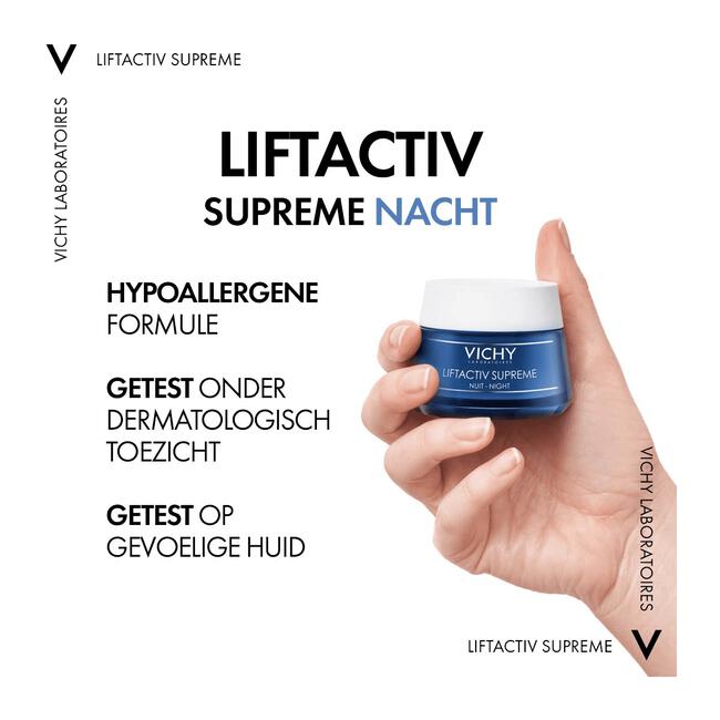 Vichy Liftactiv Supreme Nachtcrème Droge Huid 50 ML