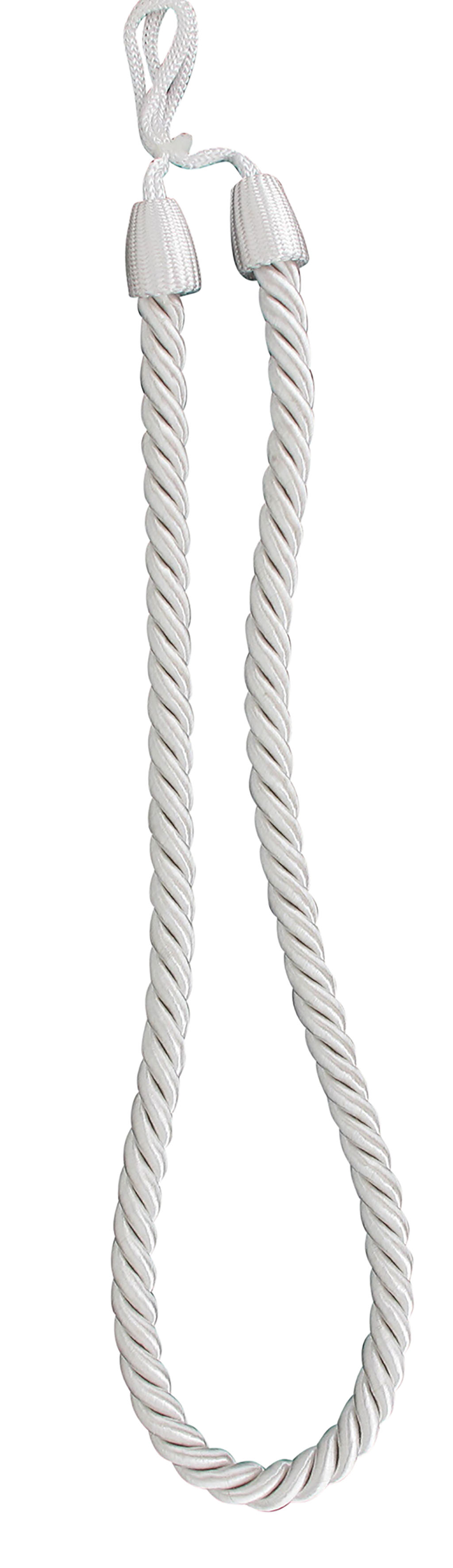 Embrasse corde coton tressé blanc D 1.5x30cm