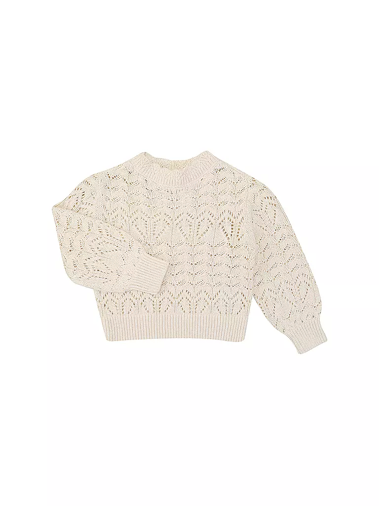 S.OLIVER Mädchen Strickpullover creme