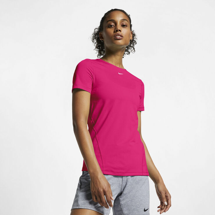 Nike Pro Mesh T-shirt Pink