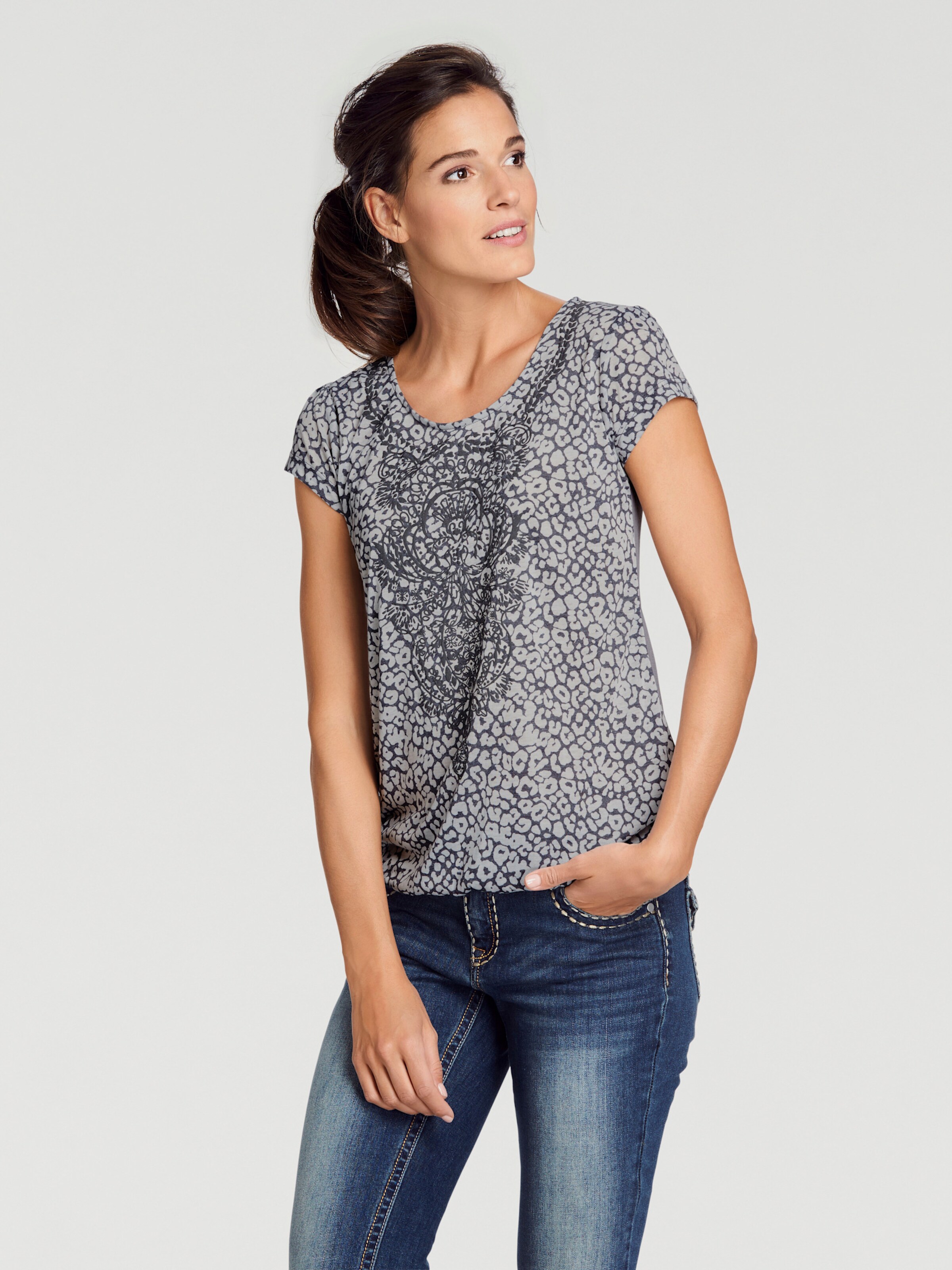 Rundhals-Shirt