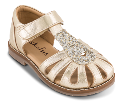 Skofus Børnesandal Guld 4816100901