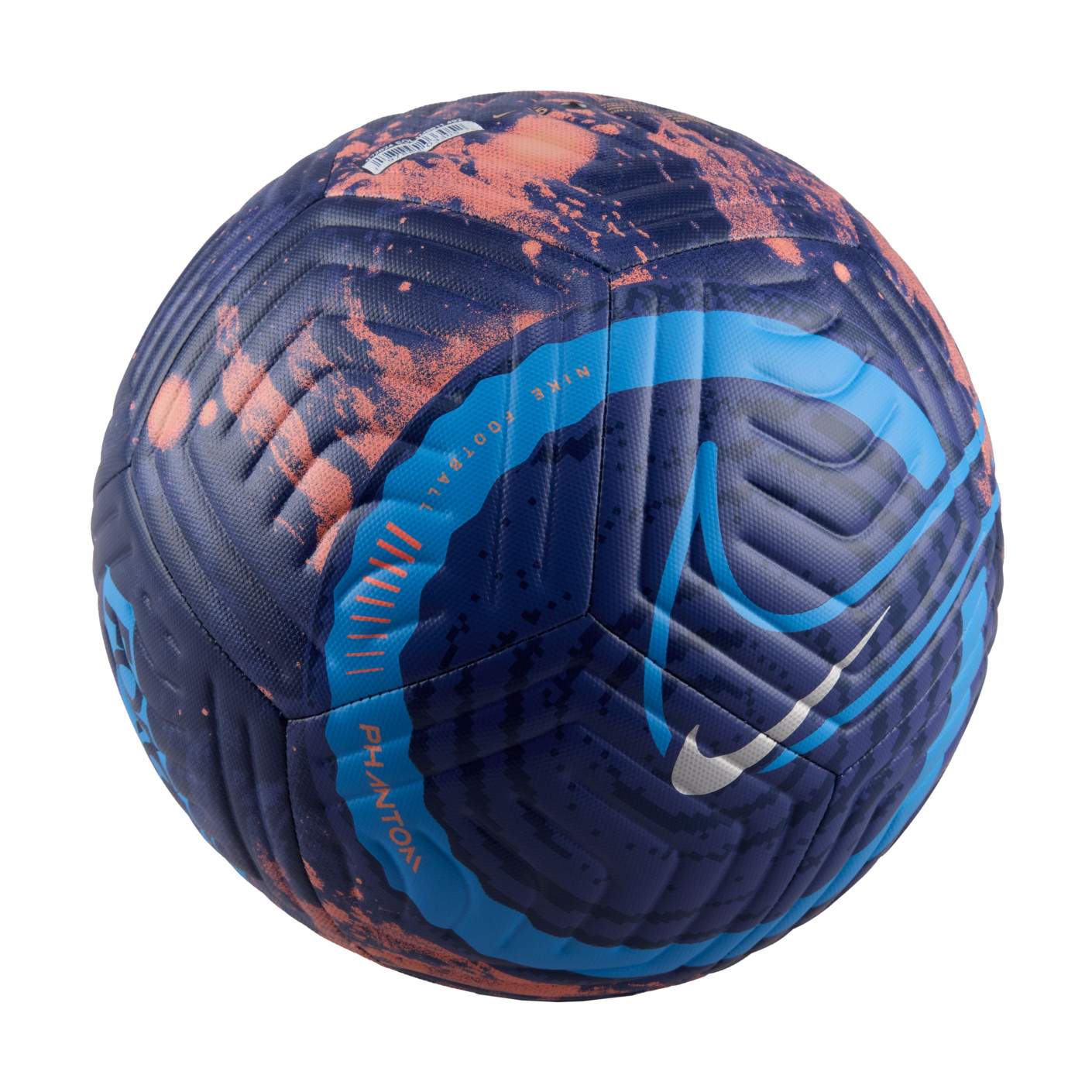 Nike Haaland Academy Voetbal Maat 5 Donkerblauw Blauw Oranje