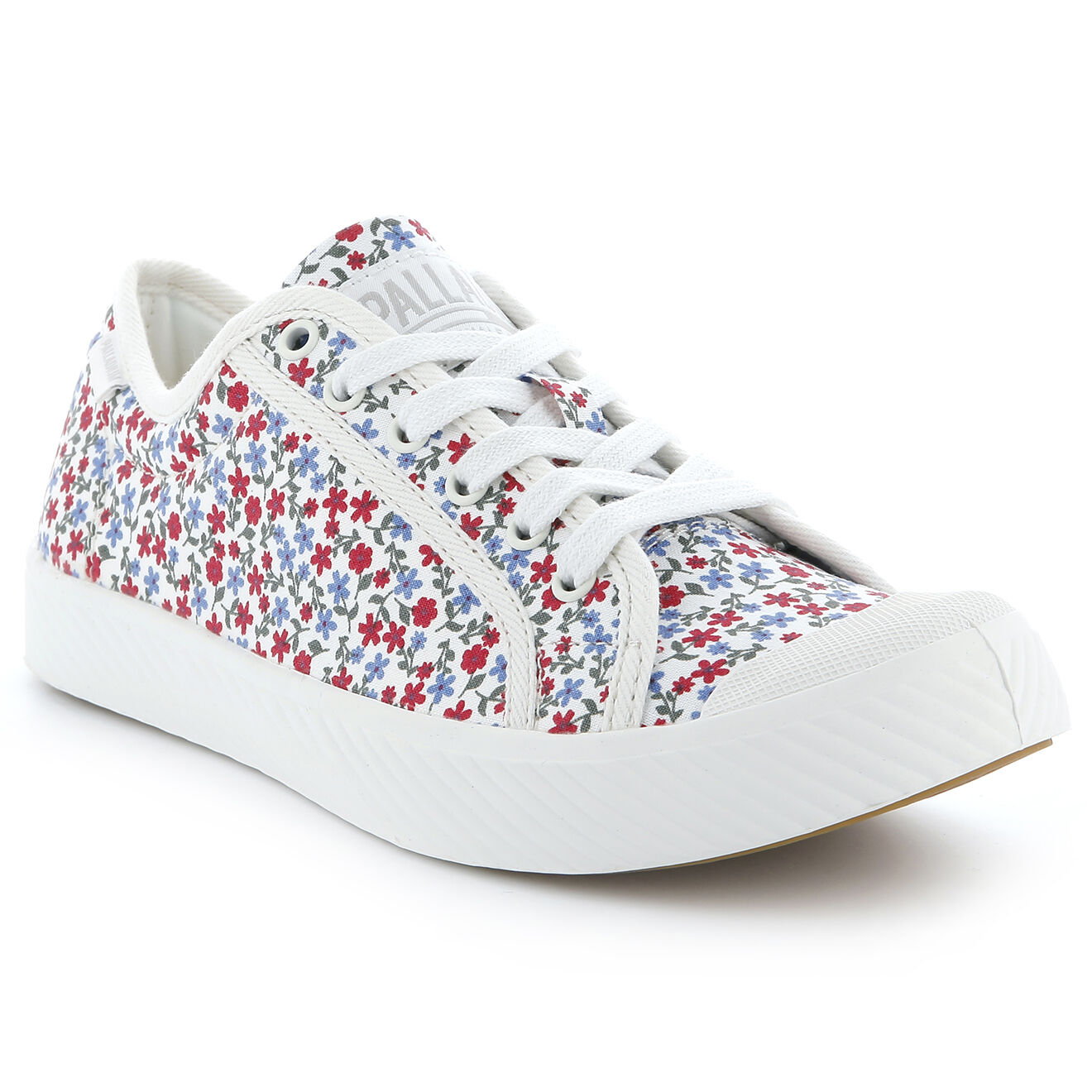 Palladium Baskets basses en Toile imprimée Phoenix multicolores