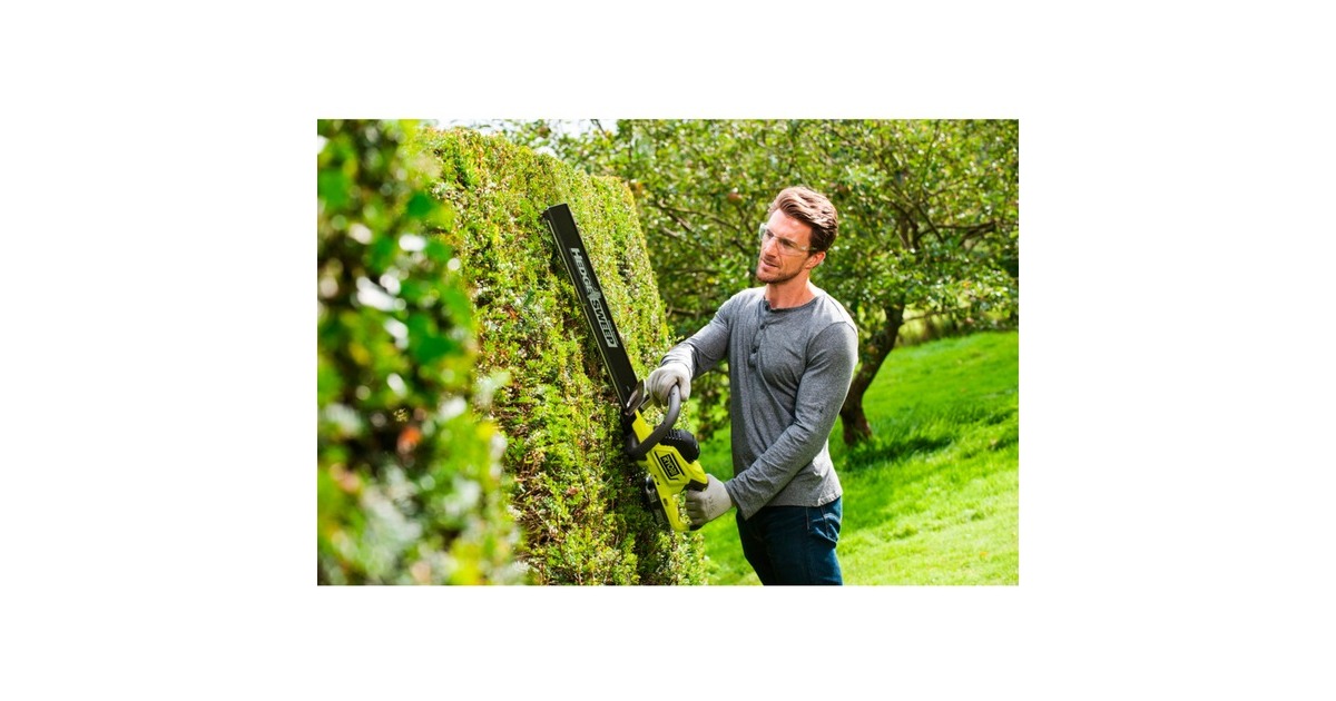 RyobiHybrid Heggenschaar RHT1850H25HS  (Groen/zwart, Accu inbegrepen)
