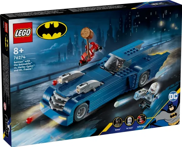 LEGO Super Heroes DC 76274 Batman™ og Batmobile™ mod Harley Quinn™ og Mr. Freeze™