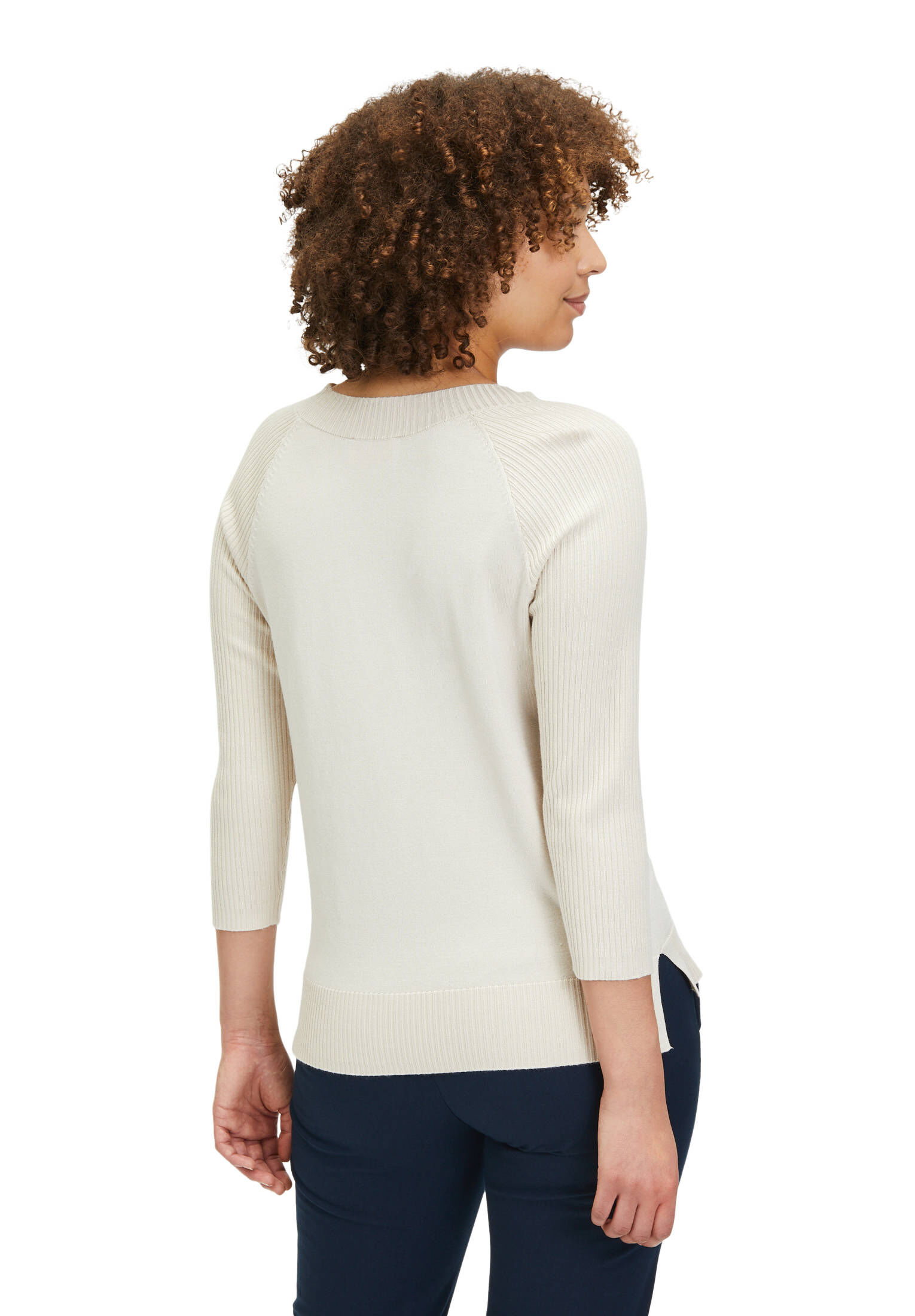 Betty Barclay| Damen Feinstrickpullover mit Rippenstruktur