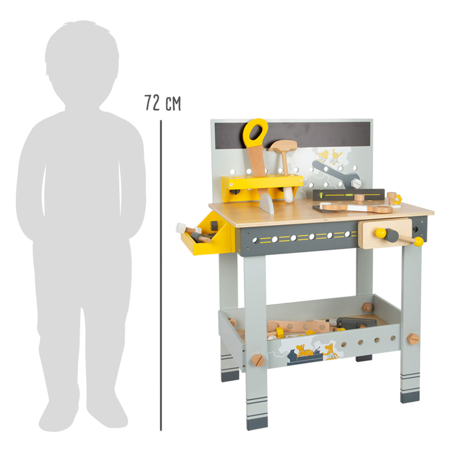 Small Foot - Houten Werkbank Miniwob, 52dlg.