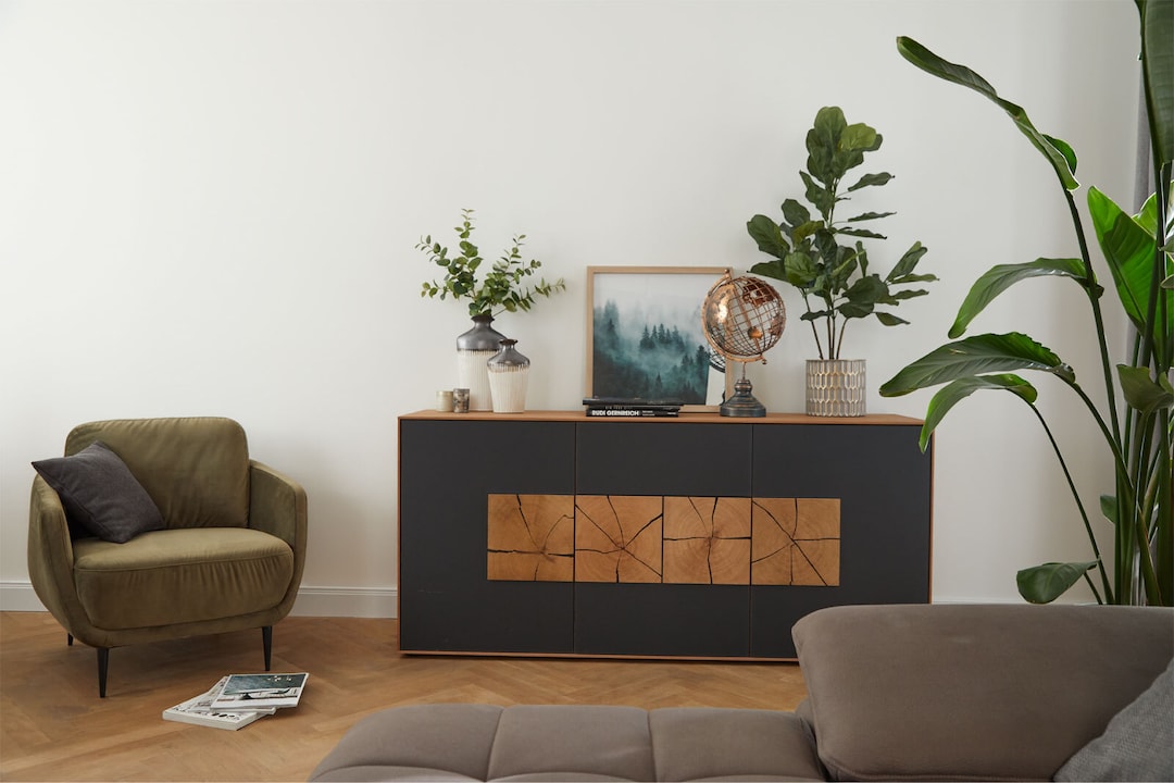 hartmann Sideboard II CAYA 175 x 81 cm Kerneiche /anthrazit