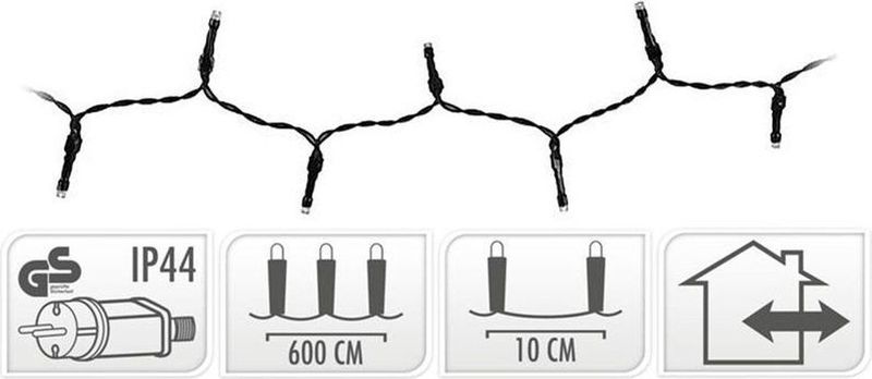 LED-verlichting - 120 LED's - 9 meter - extra warm wit