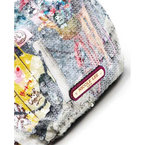 Nicole Lee - BOLSO DE NYLON SEQUIN 
