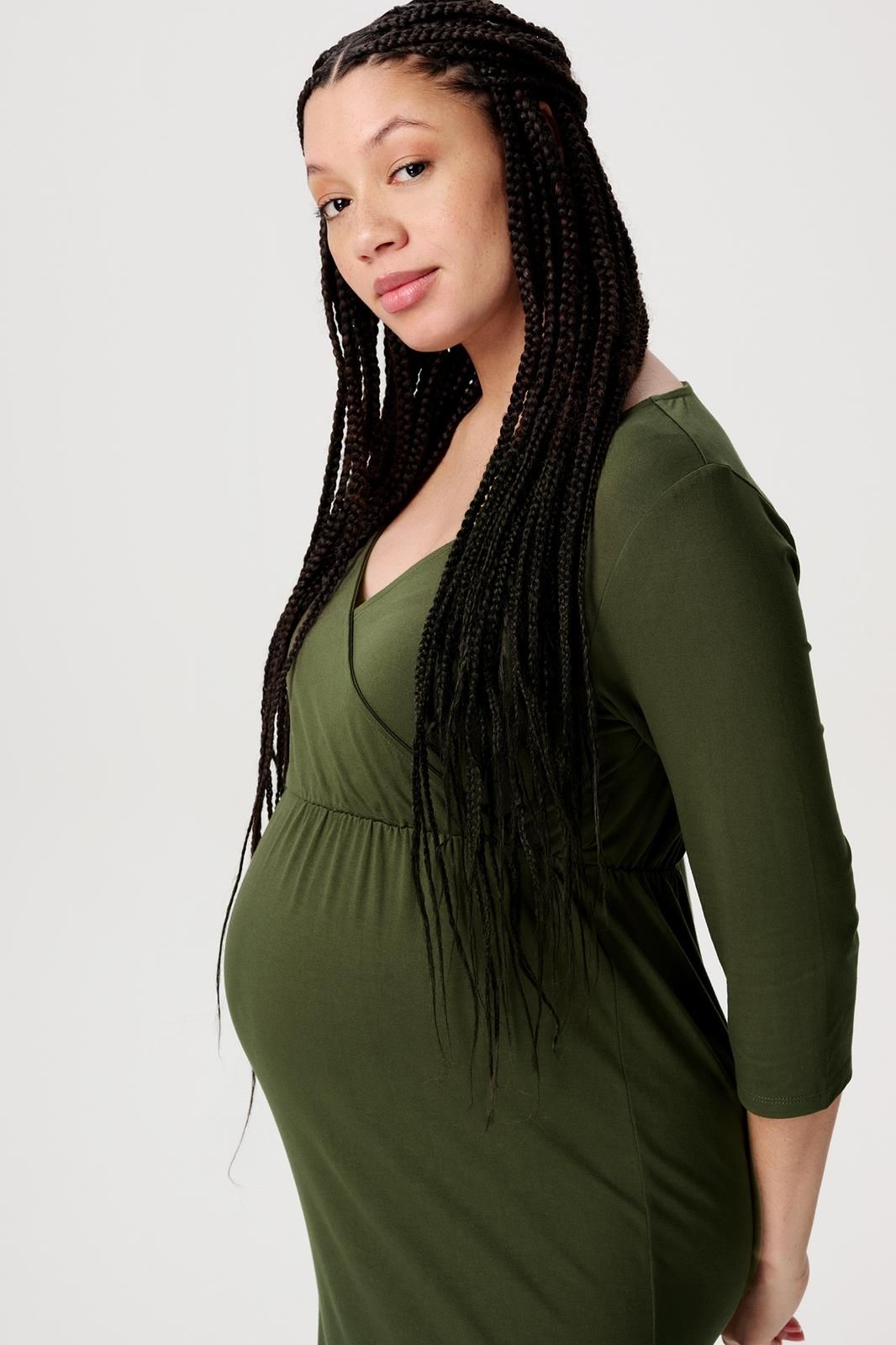 Noppies Maternity Jurk met voedingsfunctie Lund - Forest Night