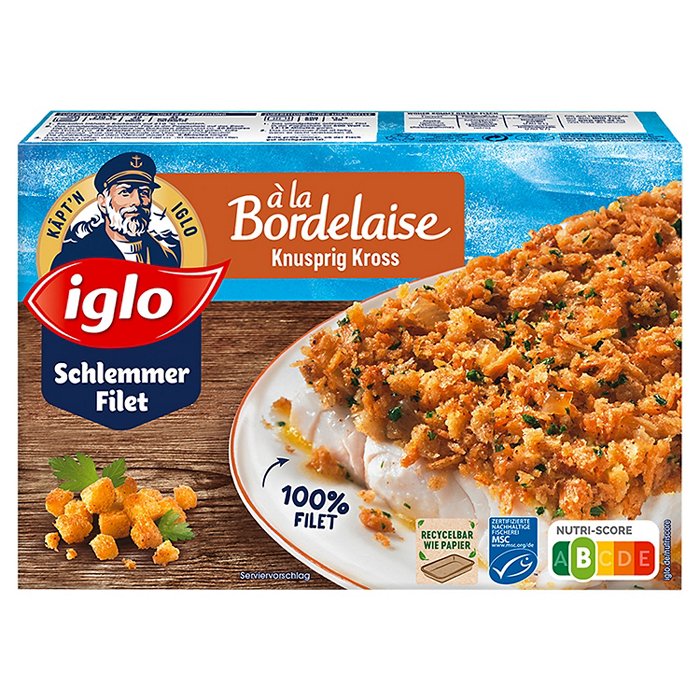 IGLO Schlemmerfilet 380 g, Bordelaise Knusprig kross
