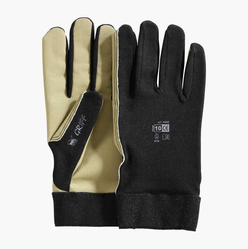 Arbeidshansker nylon/bomull, str XL