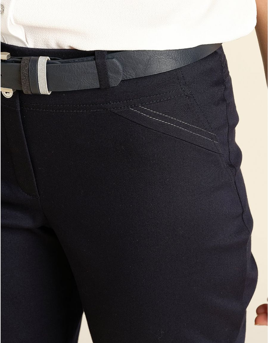 Pantalon bleu 7/8ème