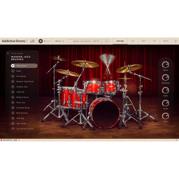 XLN Audio Addictive Drums 2 Jazz Collection
