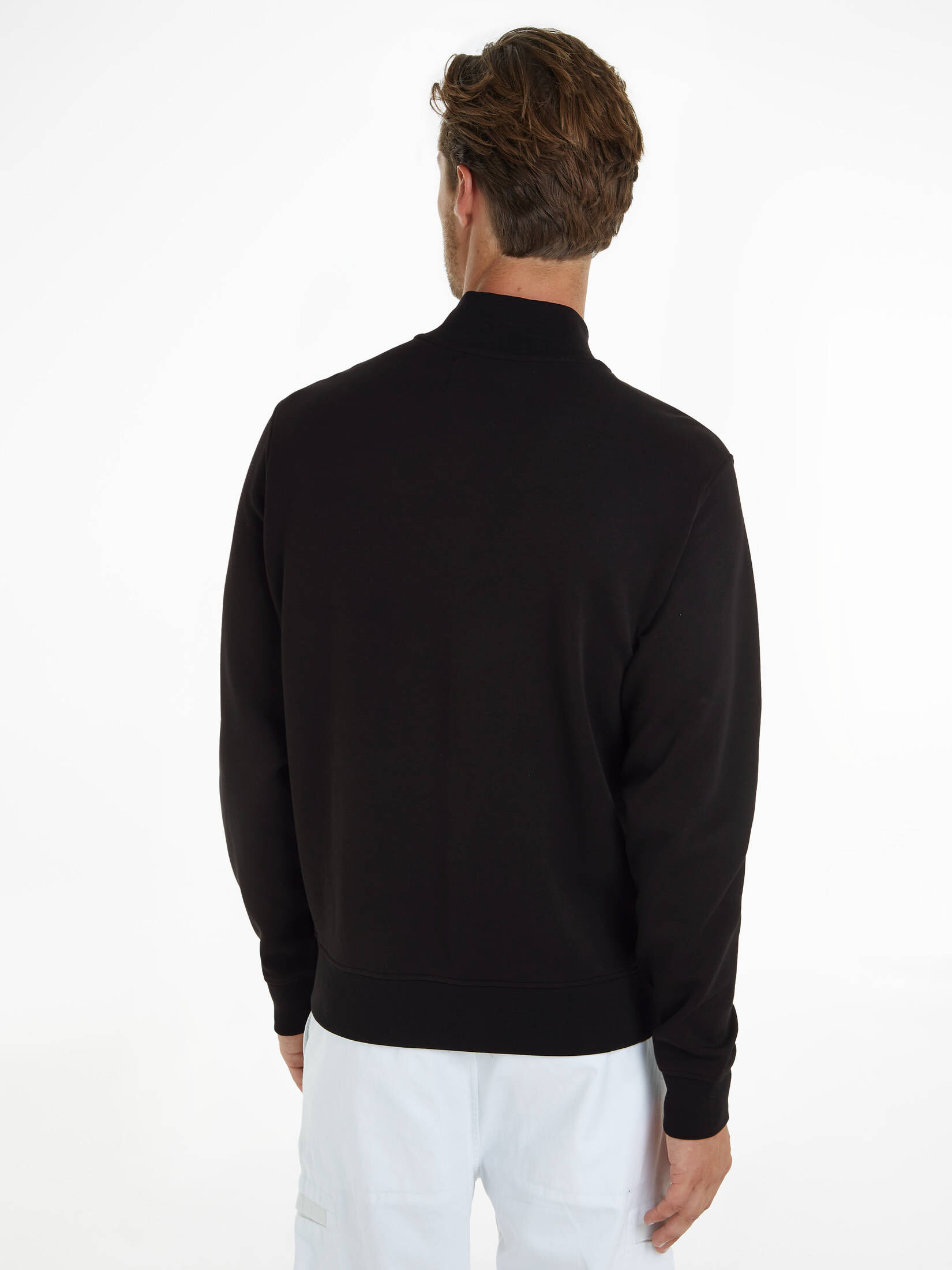 CALVIN KLEIN JEANS| Herren Sweatjacke LOGO REPEAT ZIP THROUGH