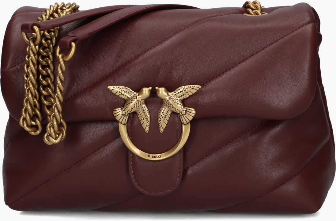 bordeaux pinko schoudertas love puff classic