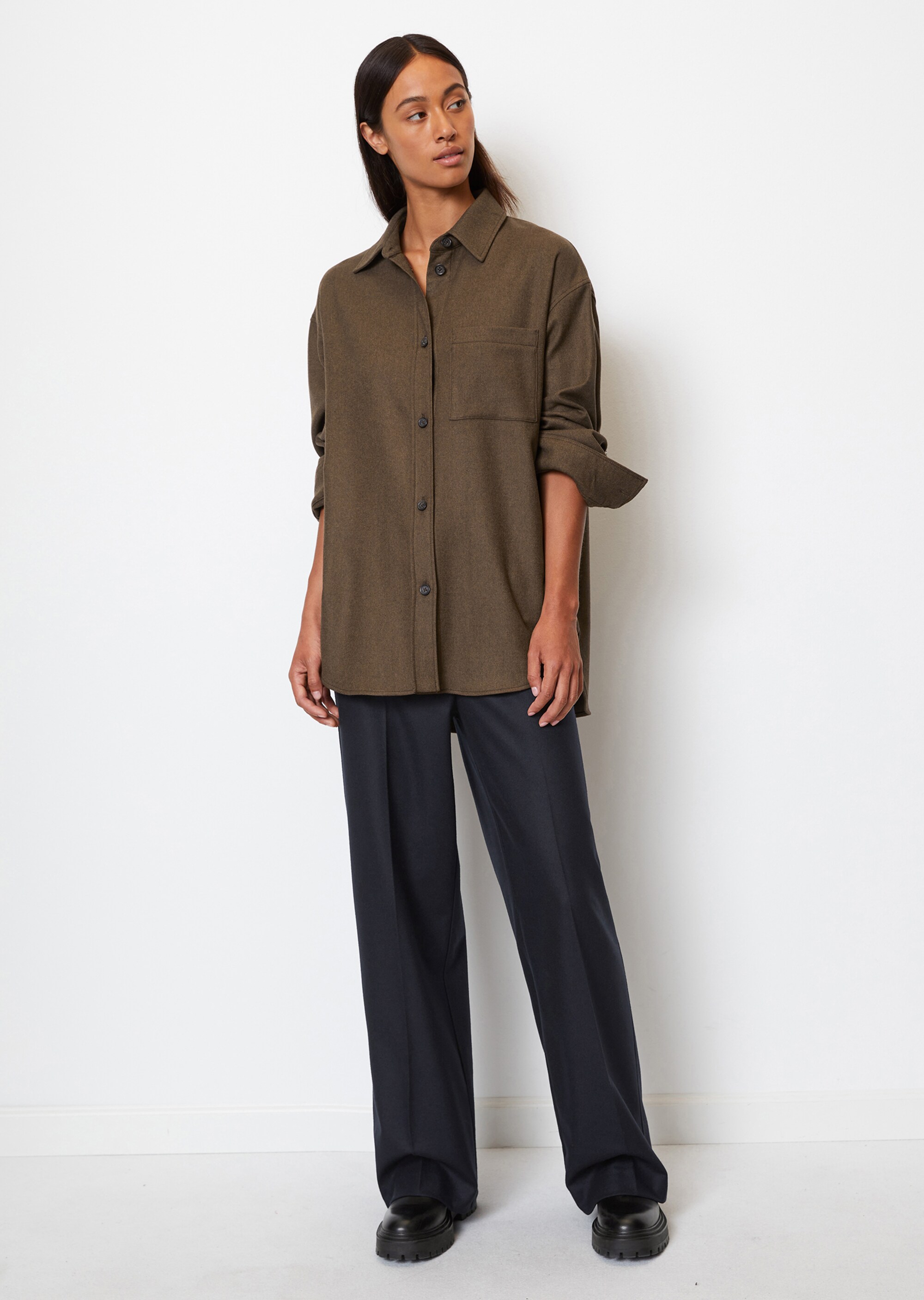 Overshirt relaxedmit LENZING™ ECOVERO™