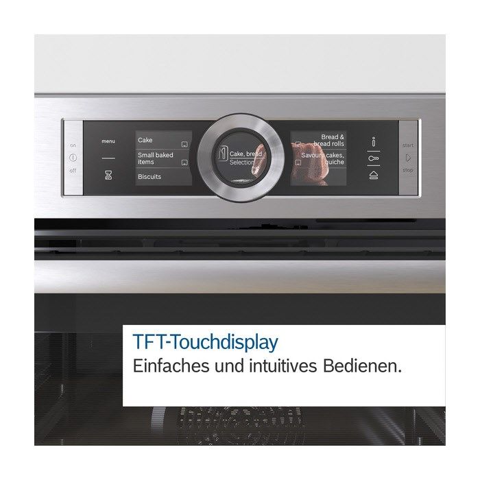 Bosch Einbau-Backofen mit Mikrowellenfunktion HMG636RS1