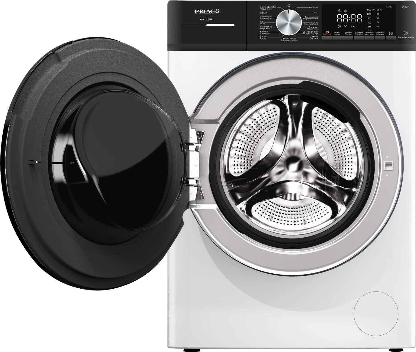 Friac wasmachine WA1489 - 8 kg - 1400 T/min - Energieklasse A