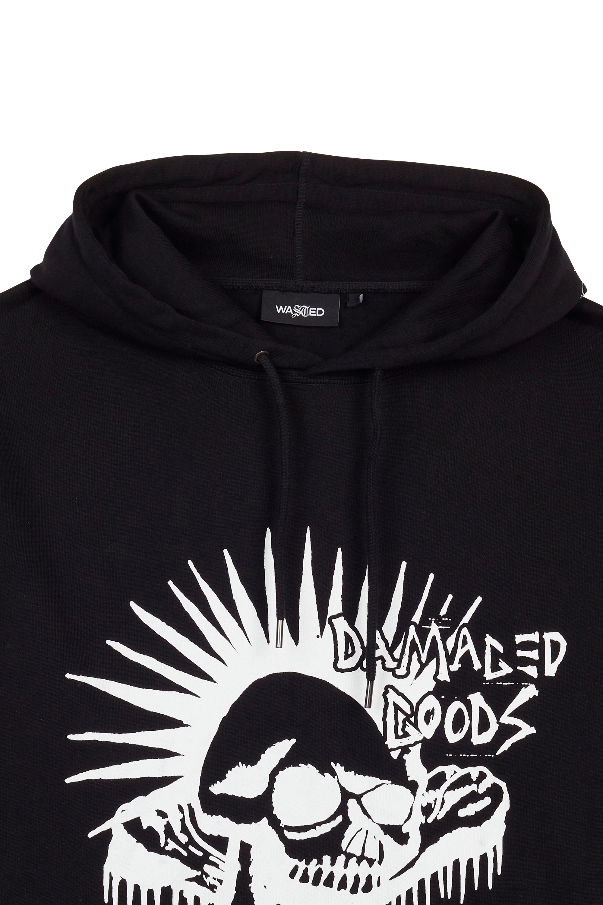 WASTED Hoodie SIDE POCKET EXIT Noir