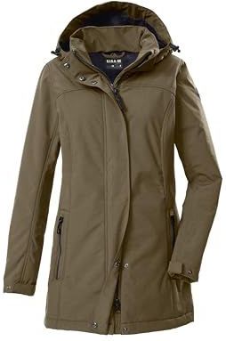 G.I.G.A. DX 43543-000 - Parka - Marron foncé - Softshell - Met Afneembare Capuchon