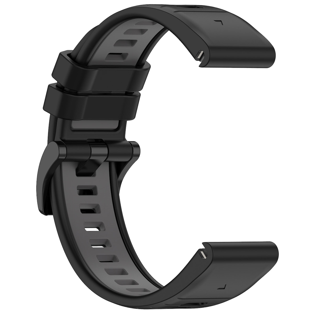 Hurtigutløsende horisontale linjer Tofarget armbåndsklokkerem for Garmin Fenix Flerfarget 22 mm