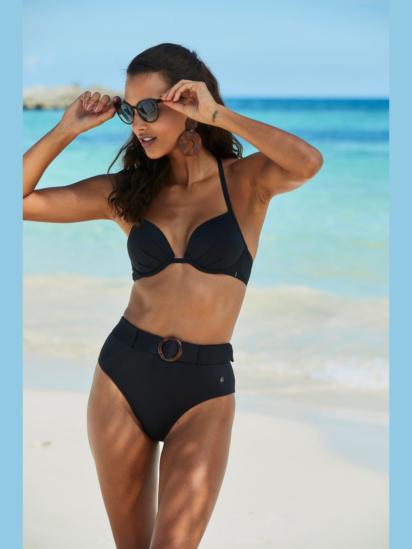 Haut de bikini push-up coussin intégré