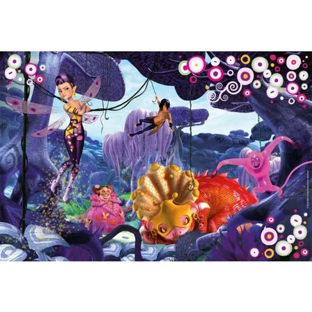 Schmidt Spiele Puzzle - Box im Metallkoffer Mia and Me, 4 Puzzle
