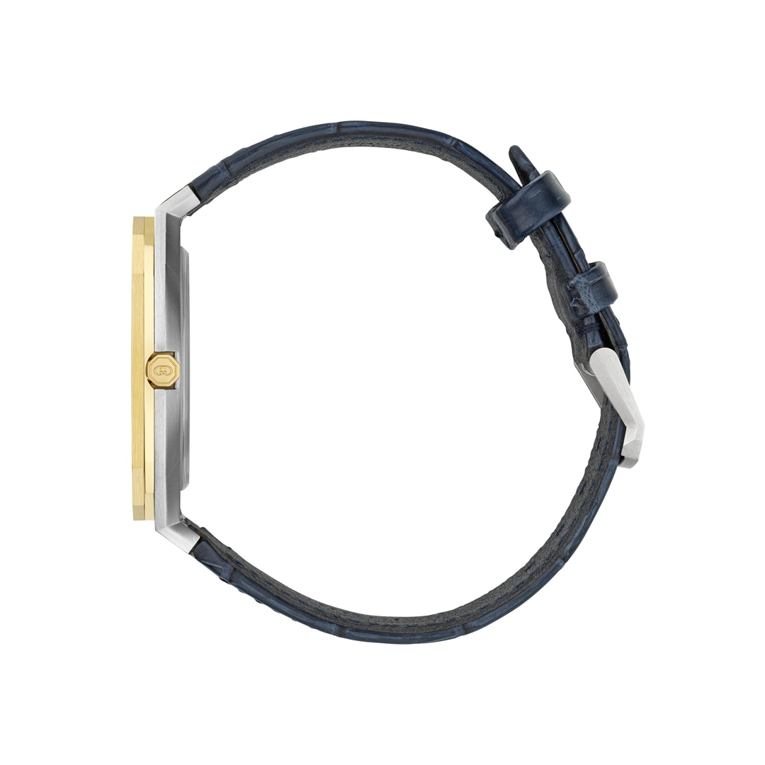 Gucci 25H Automatic Gold Blau 40mm