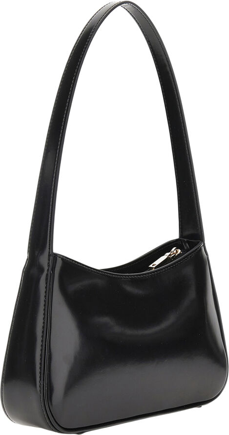 GUESS ARNELA TOP ZIP SHOULDER BAG Black