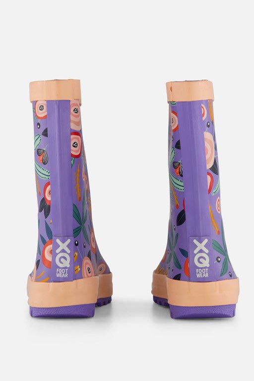 XQ Footwear Regenlaarzen paars Rubber