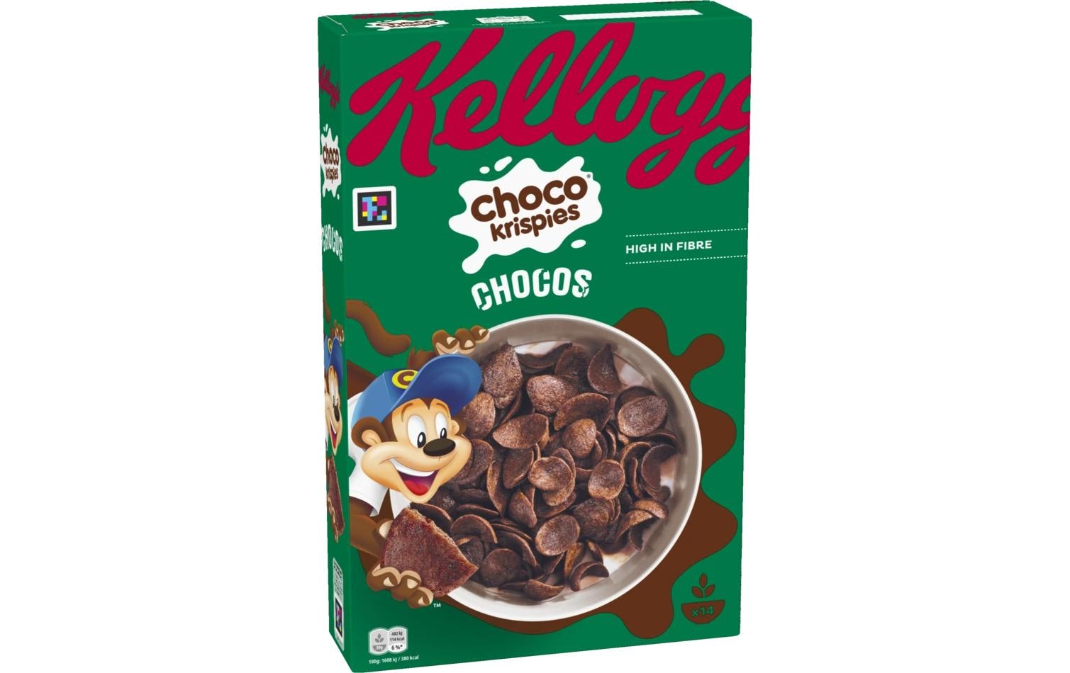 Cerealien Chocos Krispies Chocos 420 gKnusprige Getreidekost mit Schokoladengeschmack
