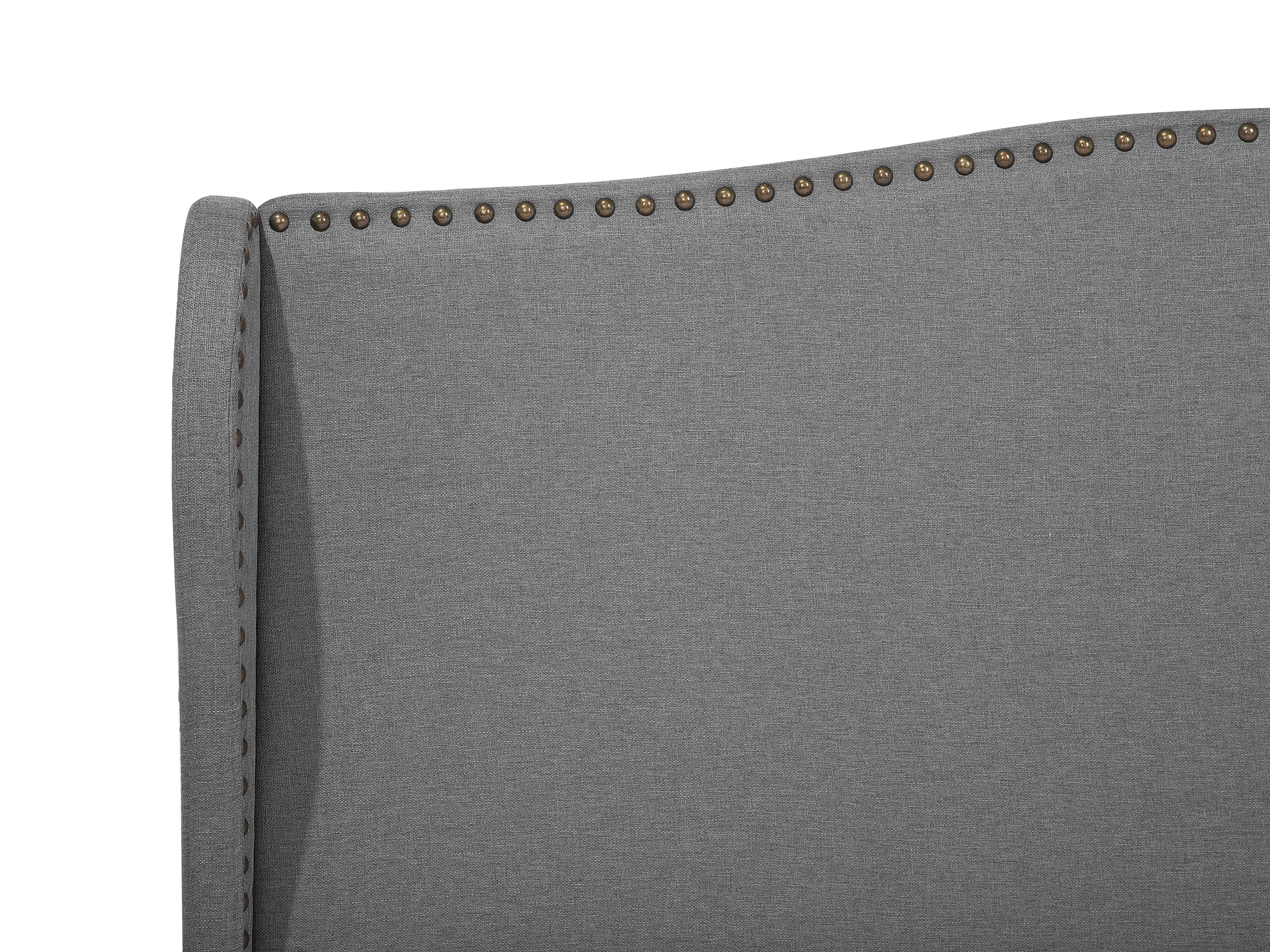 Bed Stof COLMAR 180 x 200 cm Grijs