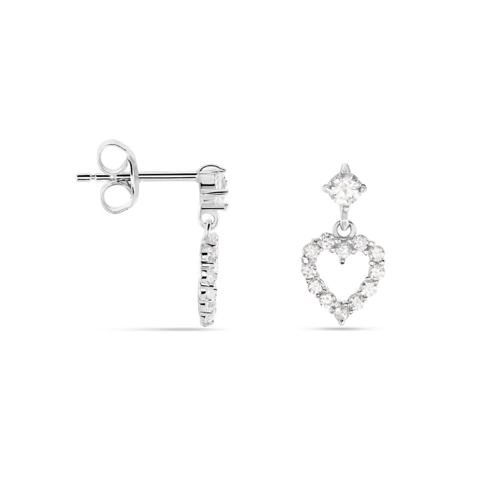 Boucles D'oreilles Puces Leherennus Argent Oxyde De Zirconium