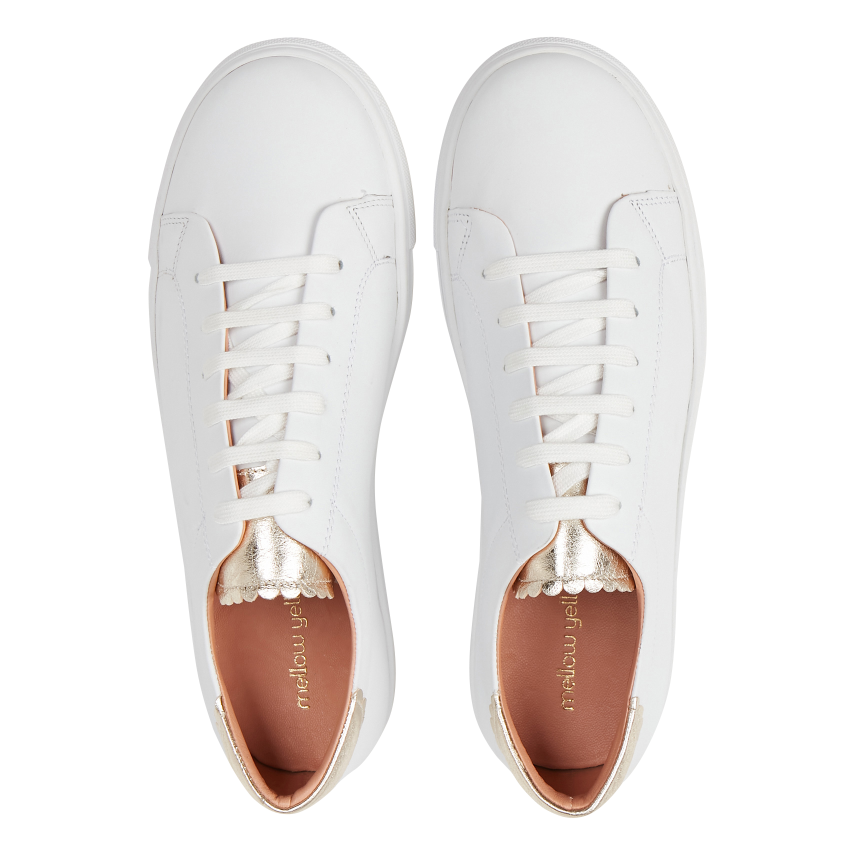 SUZANNE - Baskets basses en cuir | Blanc