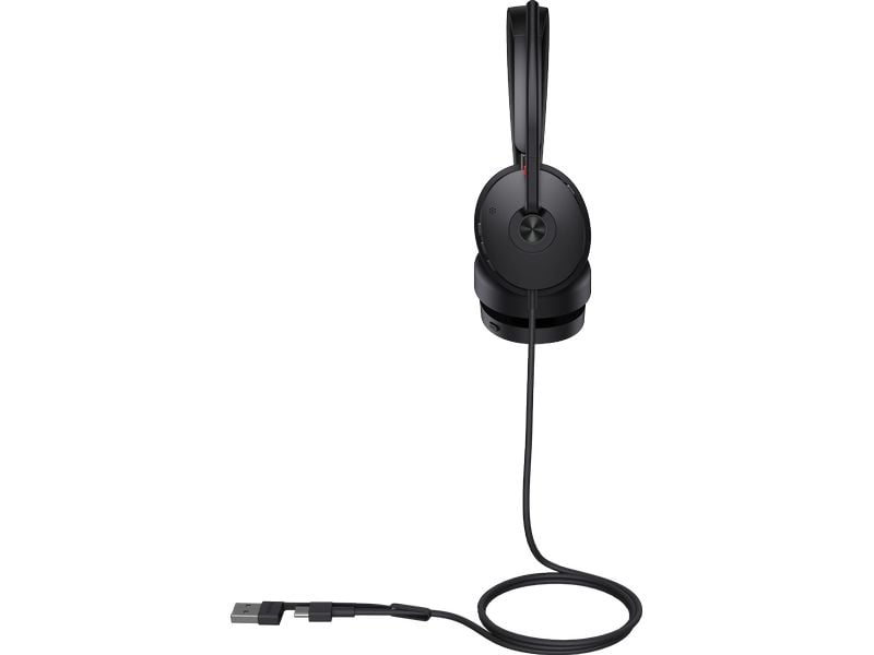 Yealink Headset UH48 Dual Teams USB-C/A Kabelgebunden Yealink UH48 Dual Teams USB-C/A Kopfhörer Kabelgebunden Kopfband Anrufe/Musik USB Type-C / USB Type-A Schwarz