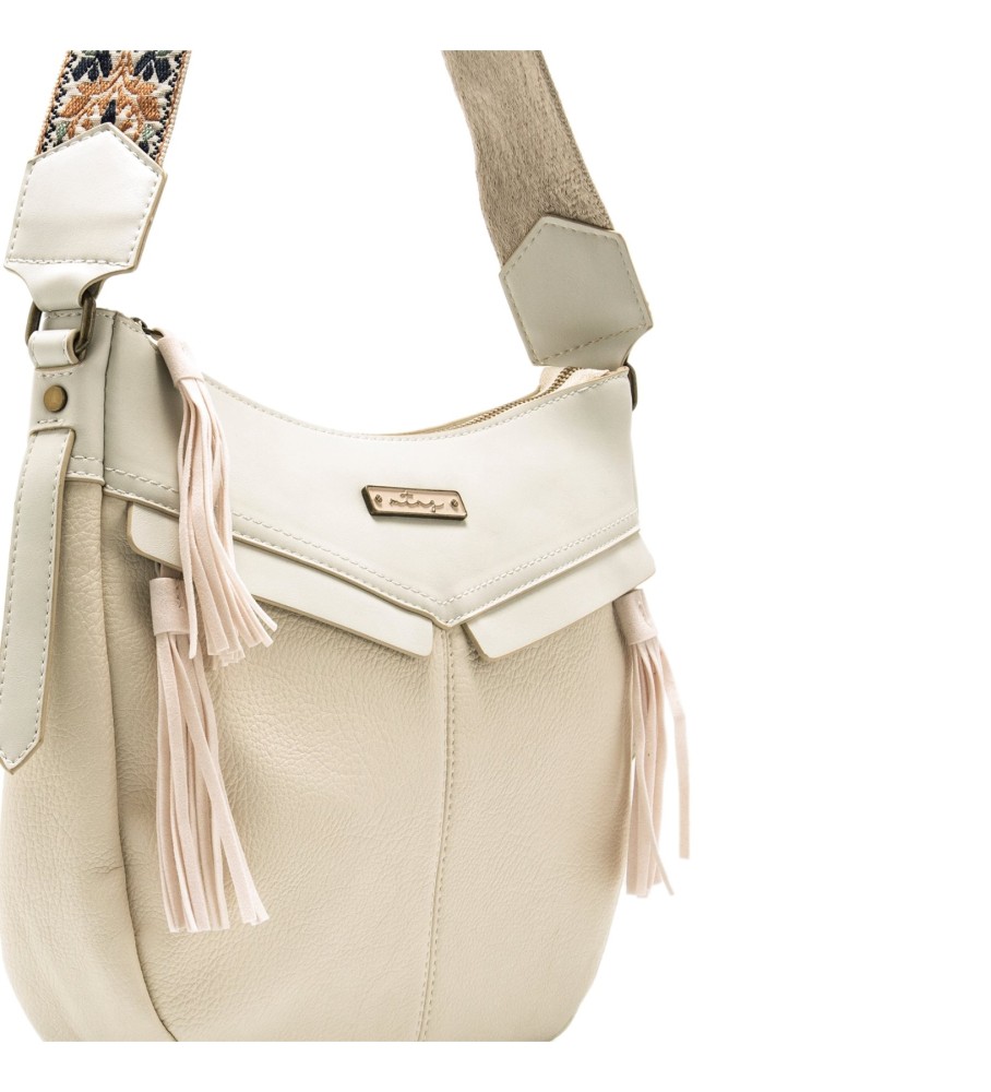 Bolsa bege Mustang Salter