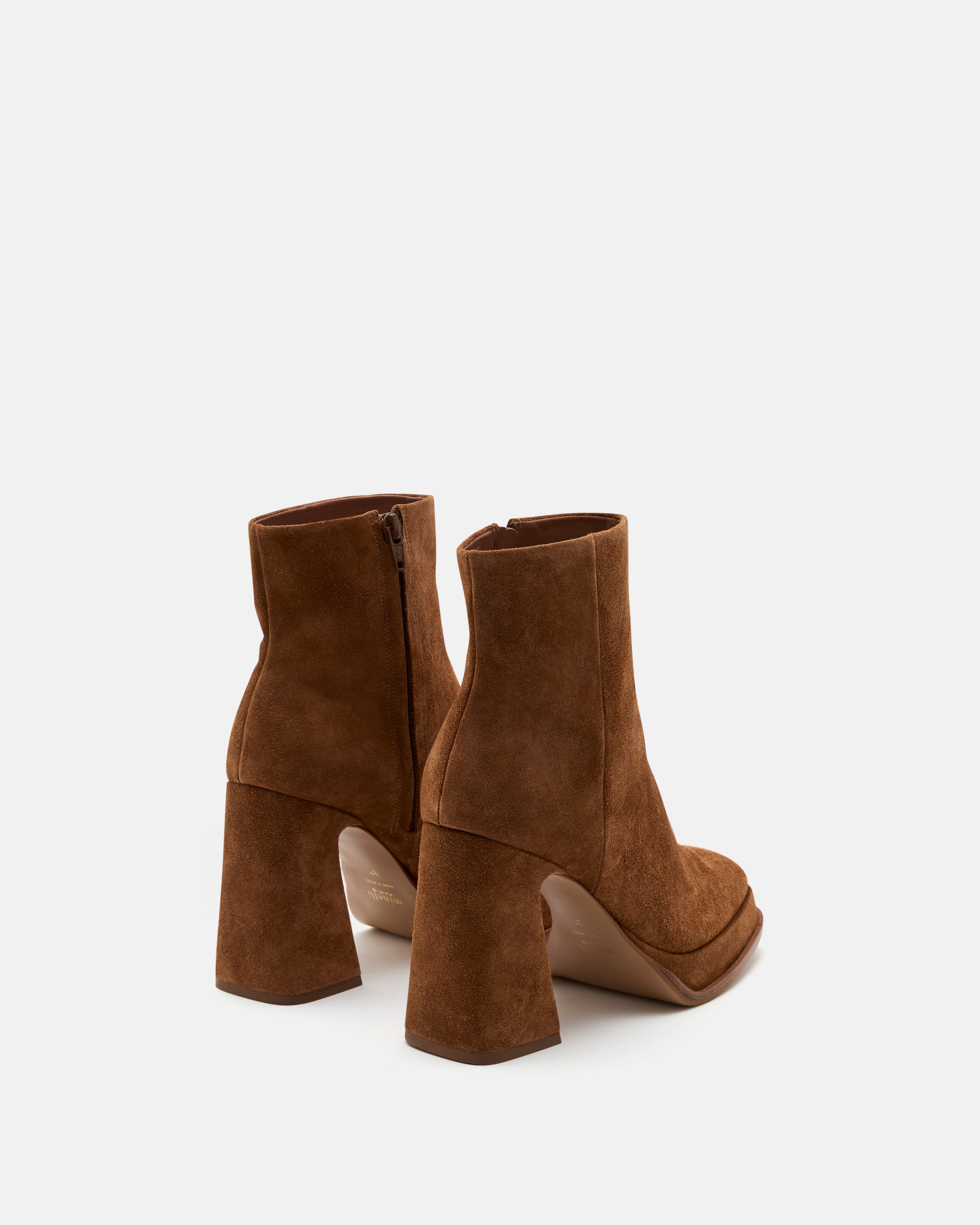 BOTTINES KATYA/VEL COGNAC