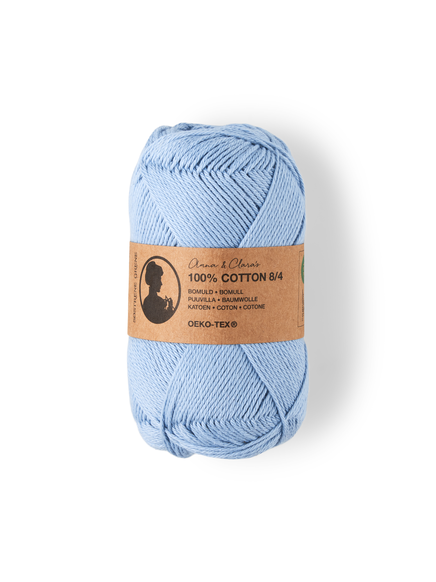 Garn 8/4 | Bomuld. 50 g = 160 m. | Smokey Blue