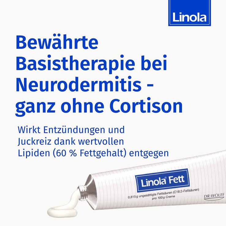 Linola Fett Creme, 5X100 g