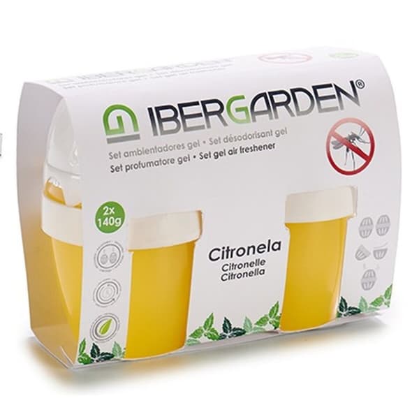 Luftfriskersett Ibergarden 1165 Citronela Gel (24 enheter)